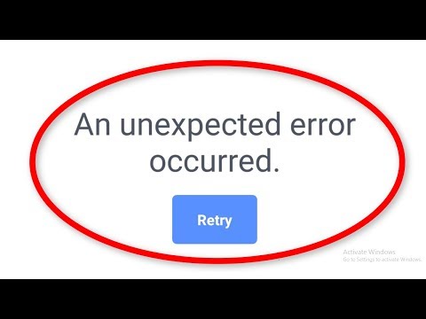 How To Fix An Unexpected Error Occurred || Facebook Error || Android Mobile