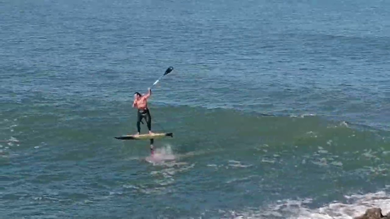 Segunda parte. Edit-videos. Txema Landa SUP hidrofoil Cantabria. El Kalama castreño.