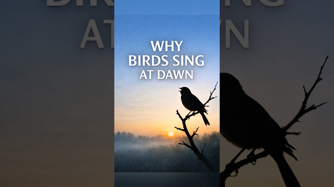 Почему птицы поют на рассвете — Преимущество утренней тишины