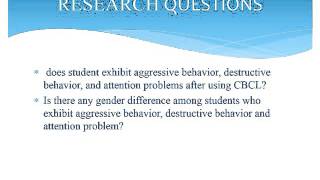 Identification And Assessment Of Emotional And Behavioral Disorders Among The Post-Primary Students