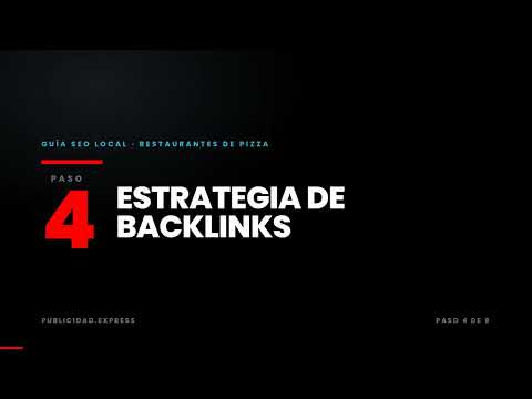 Passo 4: Strategia di backlink