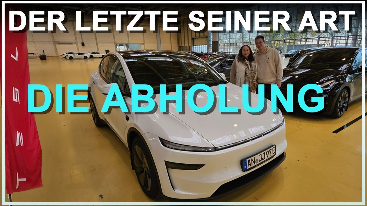 Neues Kapitel: Wir holen unser neues Tesla  Model Y Juniper Hinterradantrieb ab!