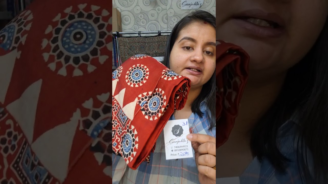 VIDEO - 338 | Modal Ajrakh Suits | 8️⃣9️⃣1️⃣0️⃣8️⃣9️⃣0️⃣8️⃣7️⃣1️⃣