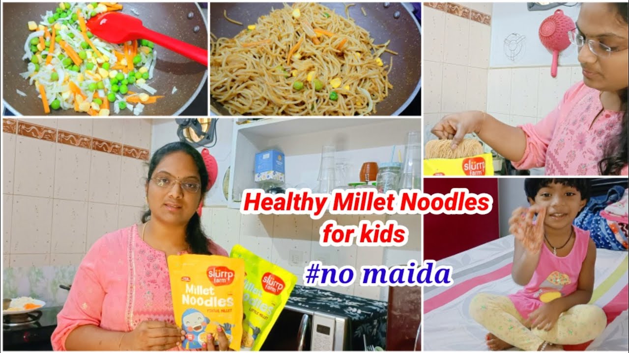 Slurrpform Millet noodles || Healthier option for kids || Little millet noodles