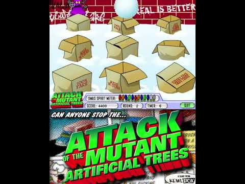 Attack of the Mutant Artificial Trees by KewlBox #shorts #gaming #christmas #flashgames