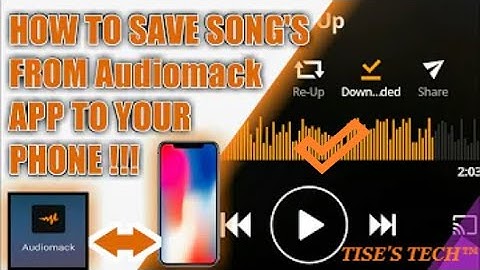How to save/move songs from Audiomack to device || Audiomack to Files