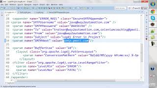 48 Apache Log4J API SMTP Appender