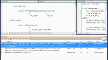 Week 10 The substring class assignment overview