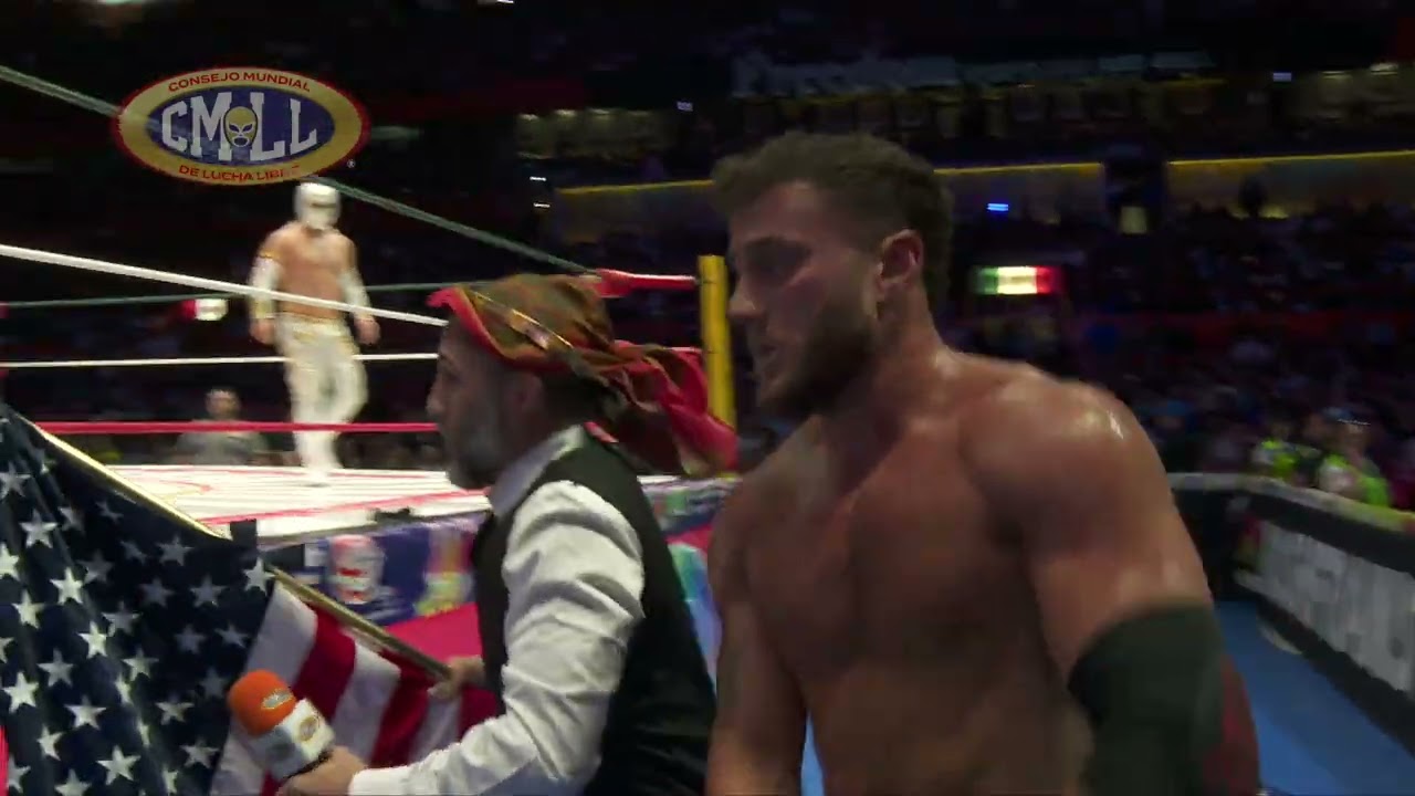 CMLL - CAMPEONATO MUNDIAL SEMICOMPLETO / ZANDOKAN JR. (R ) VS MJF (C) / ARENA MÉXICO / 15-08-25