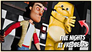 Five Nights At Fredbears Mod In Hello Neighbor!  screenshot 2