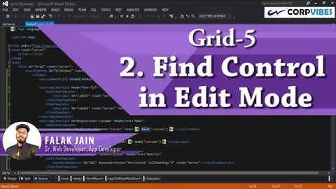 Gridview - Find controls in EDIT MODE Part-2 | Asp.net C# (हिन्दी)