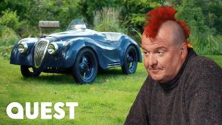 Ted Transforms A Vintage Austin A40 Pedal Car Into A Jaguar XK150 | Salvage Hunters: The Restorers