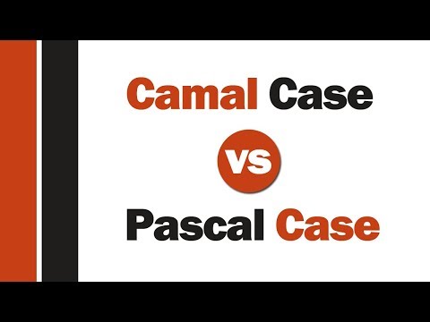 CamelCase vs pascalCase -- ( الفرق بين طرق كتابه المتغيرات فى الجافاسكربت )