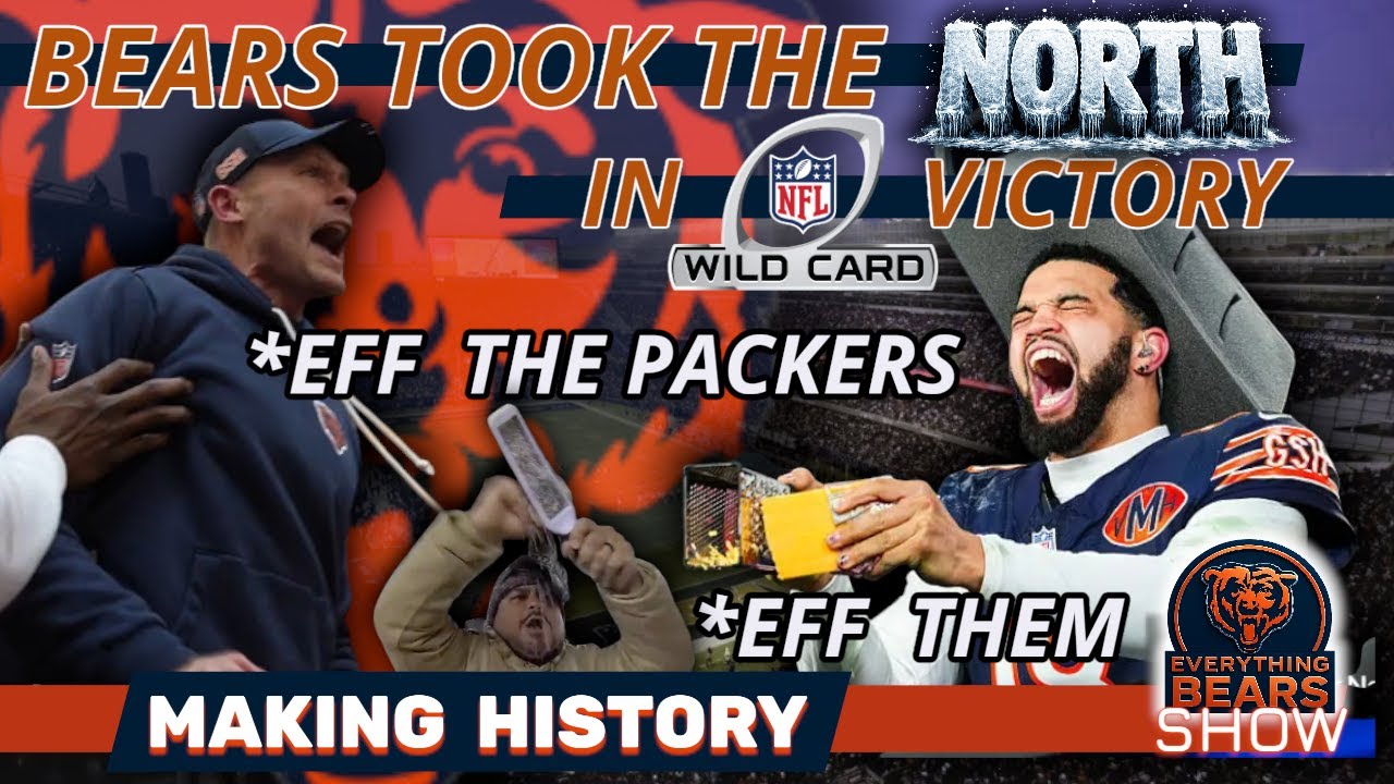 Bears vs Packers Wildcard Playoff Reaction | Bears Comeback Win 