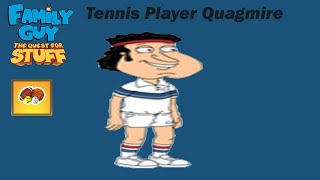 Tennis Player Quagmire unlock Come Back Season   2021 Update Family Guy The Quest For Stuff THE END