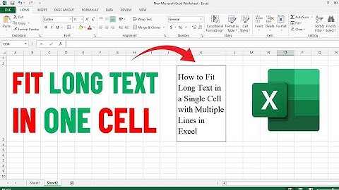 Lange tekst in één cel met meerdere regels in Microsoft Excel plaatsen