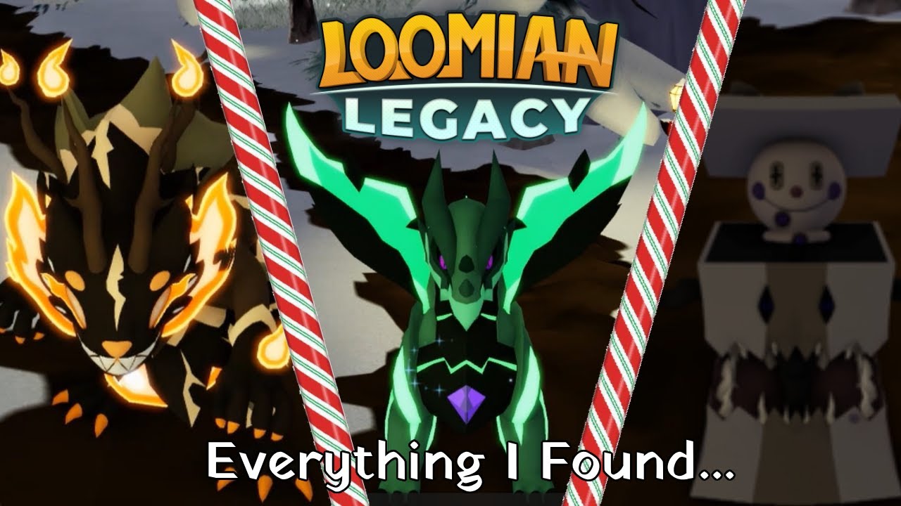Everything I found in Loomian Legacy's 2025 Jolly Village Event!