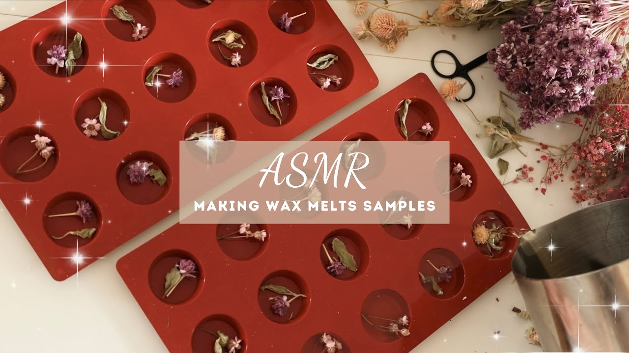 ASMR ✨ Work With Me! Making Wax Melts Samples (No talking)
