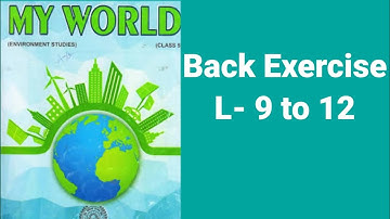 EVS pseb Class 5th ch. 9 to 12 solved. Part 3