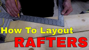 Rafter Layout | Use A Framing Square Correctly | How To | MY DIY