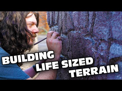 Making LIFE SIZE Warhammer Terrain!