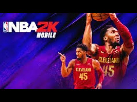 My first time playing NBA 2K mobile (on my back bone) - YouTube