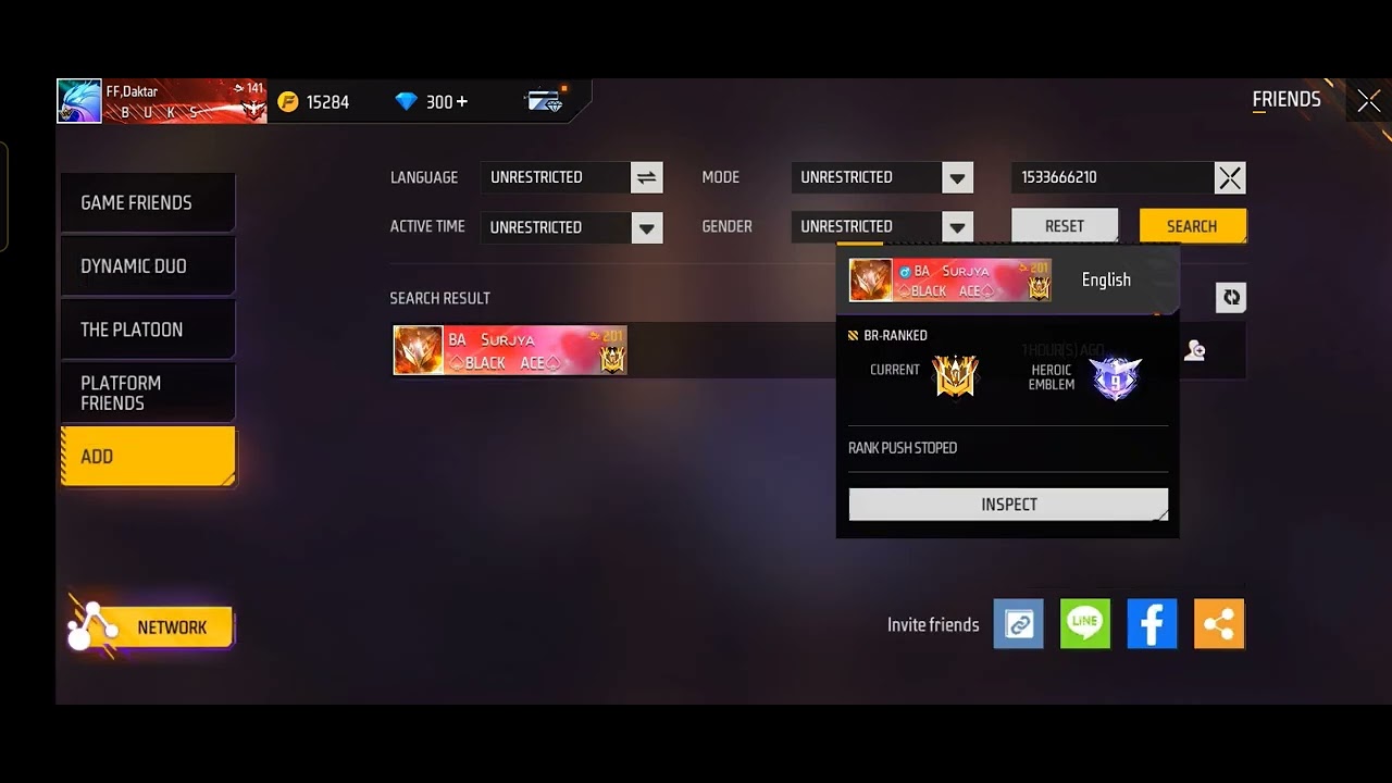 free fire best Id Level 86 😍Garena Free fire 