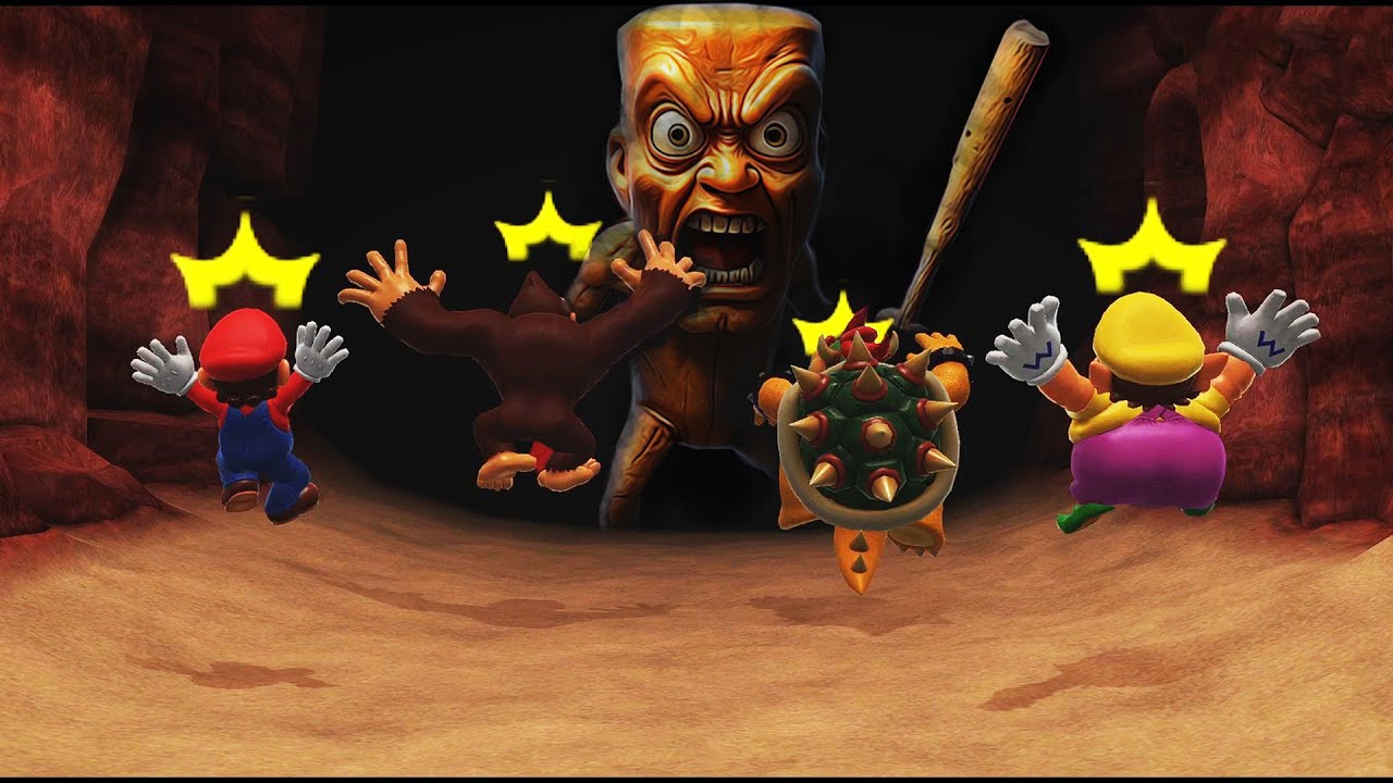 【スーパー マリオパーティ ジャンボリー】ミニゲーム マリオ vs ドンキーコング vs ブラウザー vs ワリオ (最強CPU｢たつじん」) #supermariopartyjamboree