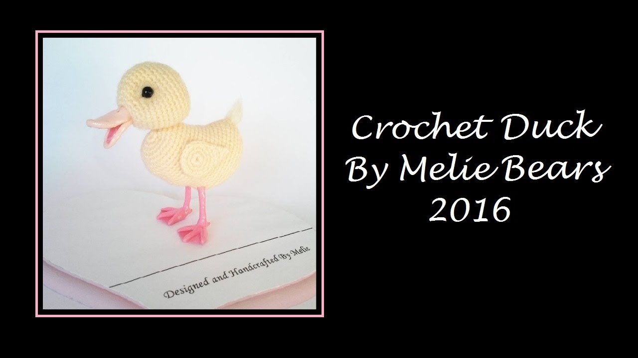 crochet duck YouTube