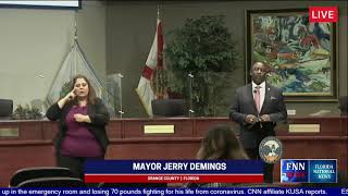 WATCH LIVE: Orange County Mayor Jerry Demings Holds Coronavirus Press Update 8.26.21 | FNN NEWS