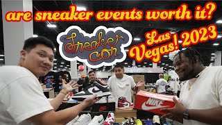 Are sneaker events still worth it?! HOLY GROUND @ SNEAKERCON LAS VEGAS 2023!!!