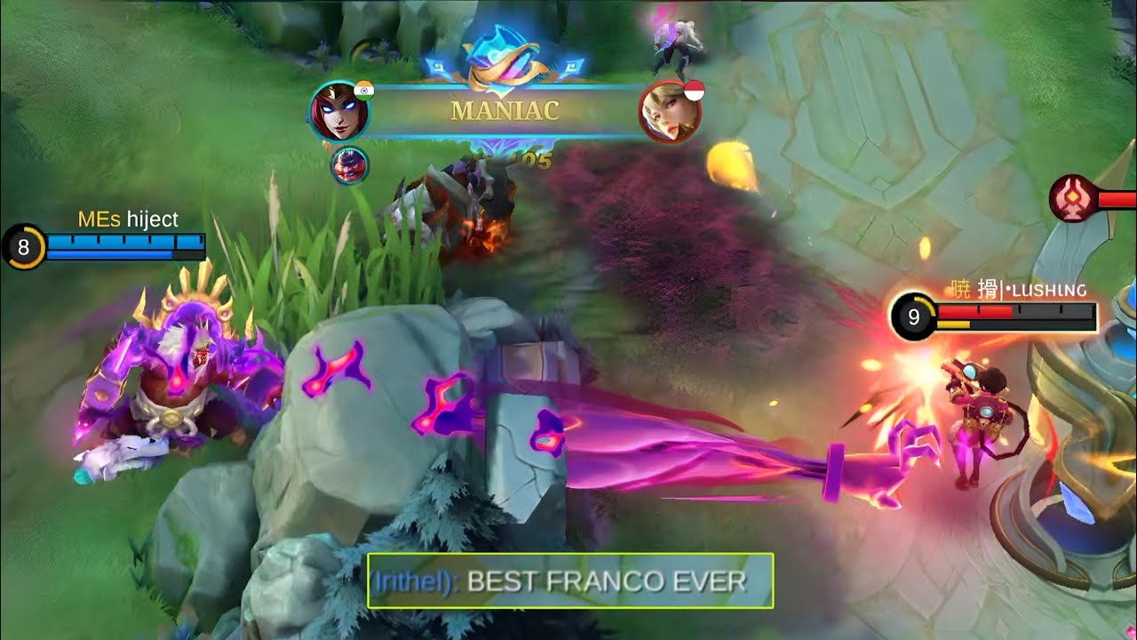 BEST FRANCO EVER | FRANCO AUTO AIM HOOK  | Mobile Legends