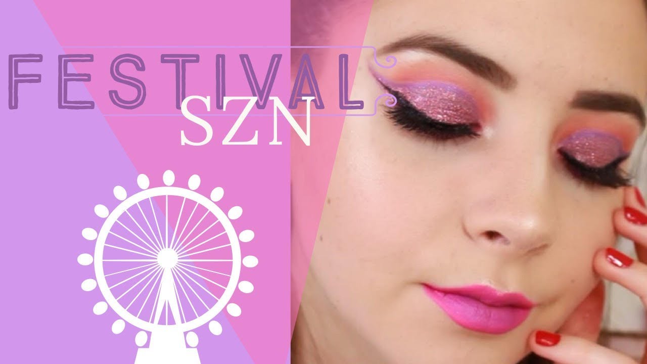 FESTIVAL/FAIR MAKEUP look! (PUR Festival Palette)