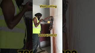 best wall cutting service in batala Amritsar #wallcutting #construction# lentercutting