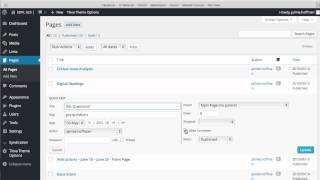Removing Comments on Pages in WordPress