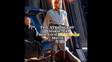 The Most Powerful Character in each Star Wars film | #starwars #shorts #edit #fypシ