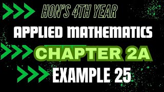 Applied Mathematics Chapter 2A Example 25 । method of applied