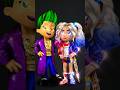 Ryder Pawpatrol And Katie Paw Patrol Glow Up Joker, Harley Quinn #short