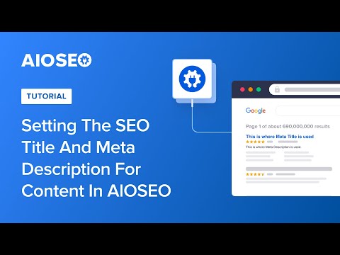 Setting The SEO