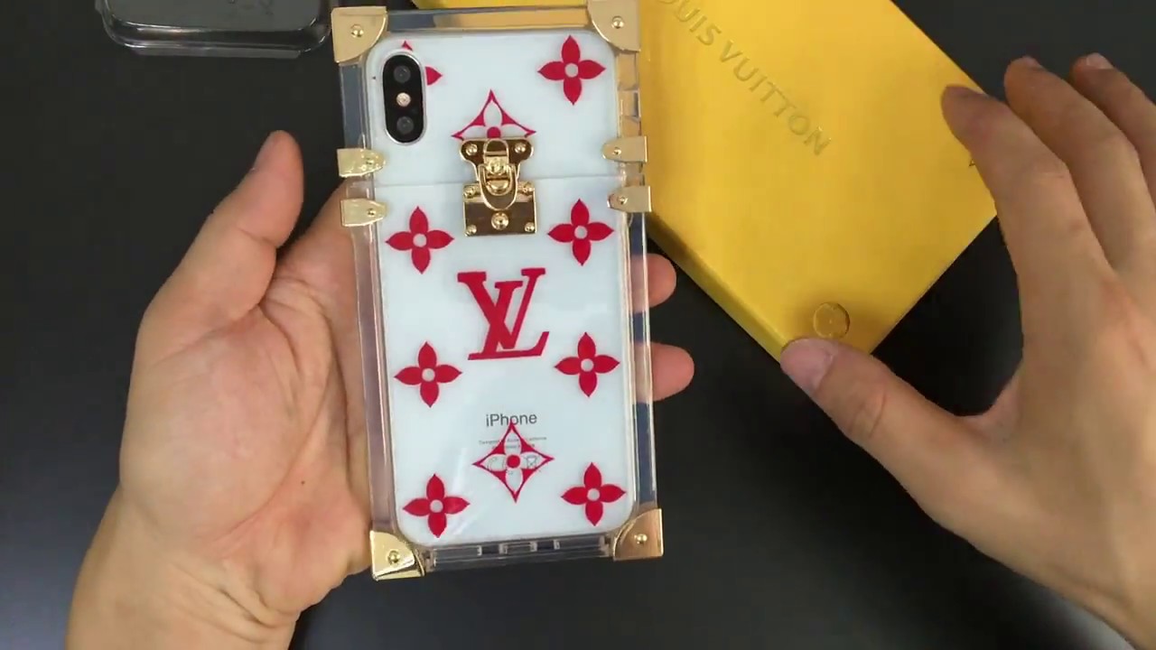 Clear (Soft Case) LV Trunk Eye Phonecase