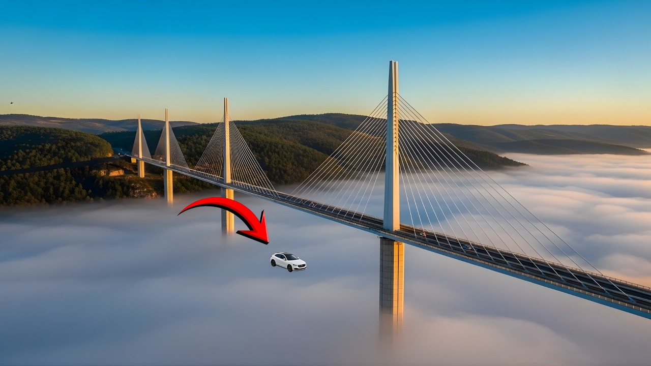 How France Built a Bridge ABOVE the Clouds — The World's Tallest Bridge (Millau Viaduct)