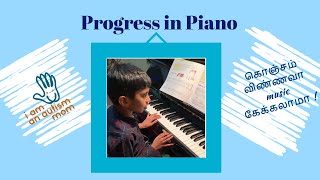 Vinnava Progress in Piano | Autism kid play Piano #Autismmom​ #ஆட்டிசம்​அறிவோம் screenshot 4