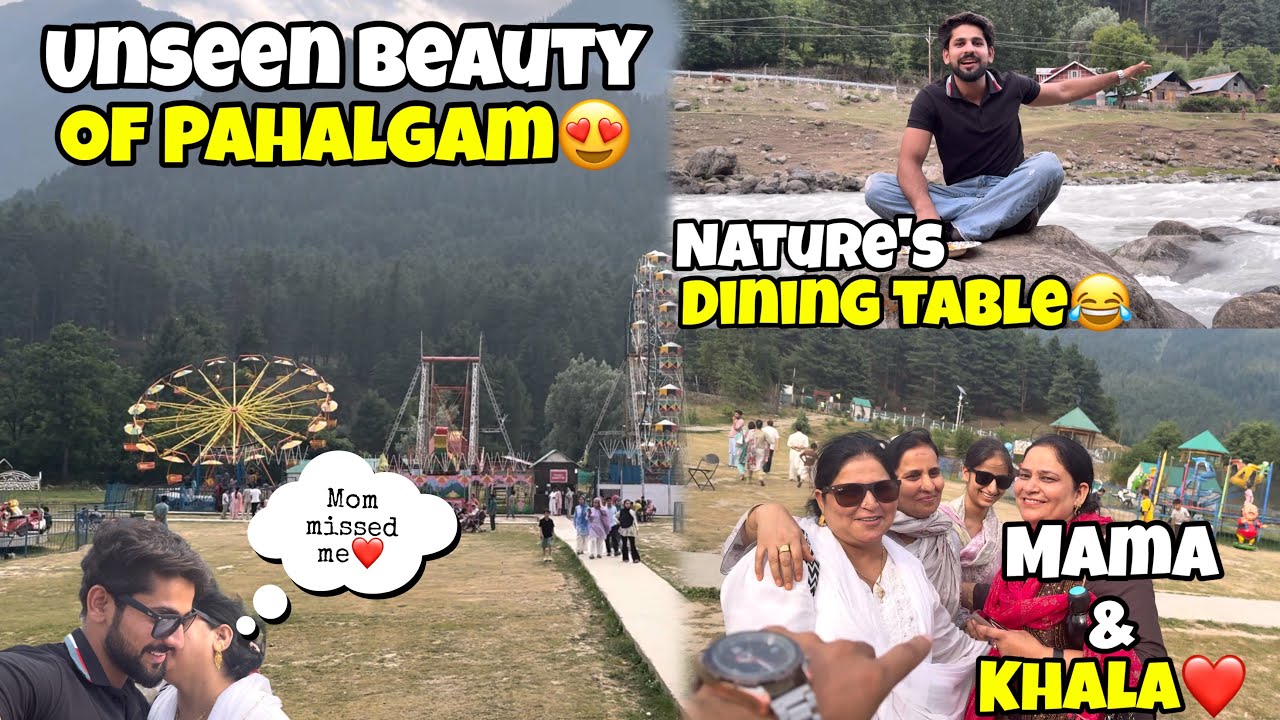 Pahalgam Mai Aa Gye😱Full Adventure With Family😍 Spiritual Beauty of Ash Muqam Ziyarat 🥰