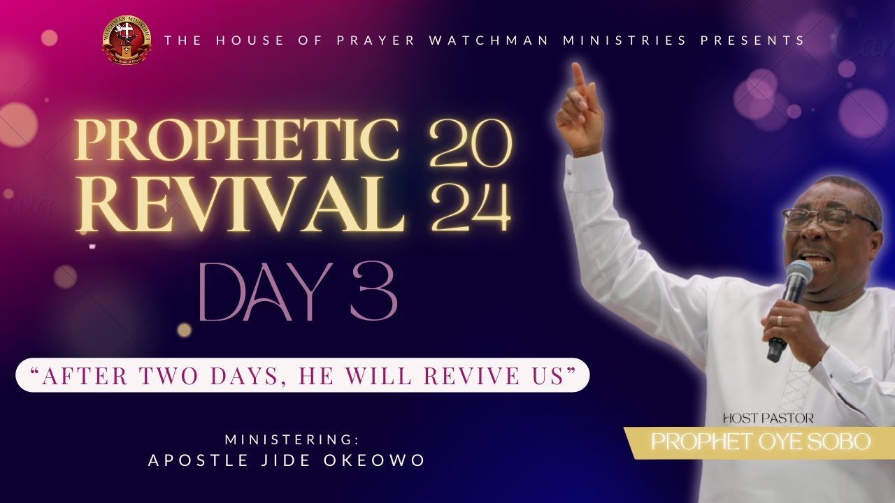 "He Will Revive Us..." | The House Of Prayer Watchman Ministries | Prophetic Revival 8/4/2024