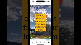 How to delete a comment on instagram post! 🤓 #instagram #hacks #tips #socialmediatips #comment