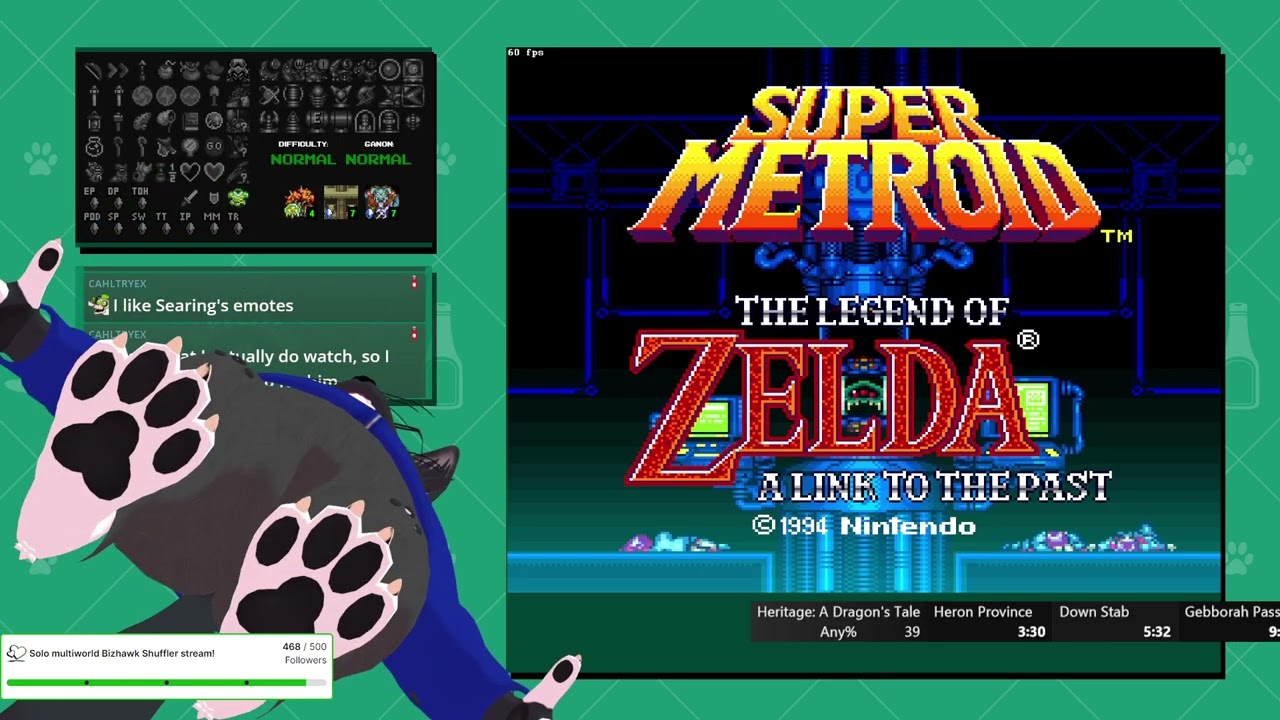 8/4/25 Stream - Long Run Is Looooooooong (Super Metroid/Link to the Past Combo Randomizer)