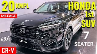 2026 Honda CR-V 7-Seater Hybrid SUV India Launch - Toyota Fortuner Facelift 2026 & XUV 7XO Rival ?