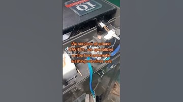 Sharp automatic washing machine F1 ERROR, how to replace the exact problem of this alarm.