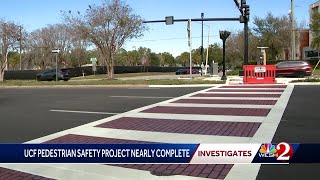 UCF pedestrian safety project nearly complete