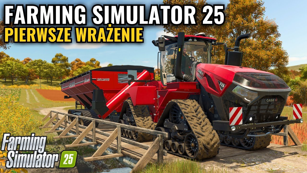 ROZPOCZYNAM ROZGRYWKĘ W FARMING SIMULATOR 25 🔥 PIERWSZE WRAŻENIE FS25